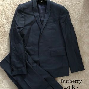 Burberry suit — blue